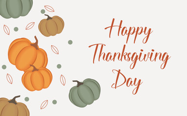 halloween pumpkin background.The horizontal background is great for cards, brochures, flyers, and advertising poster templates. Vector illustration with editable text.