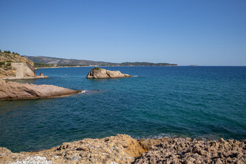Widok z greckiej wyspy Thassos © neskama