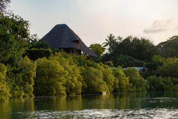 A bungalow near the river