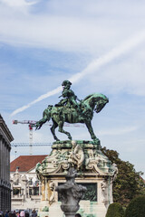 Obraz premium Statue budapest 