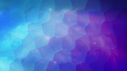 Fototapeta premium Abstract stained glass stars background. Abstract mosaic gradient pattern texture. Gradient geometric vivid abstract background.