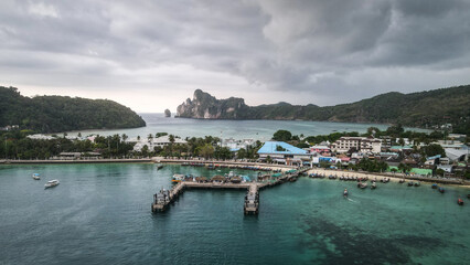 Naklejka premium Koh Phi Phi Island in Thailand, Asia