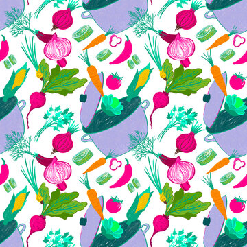 Pattern olla com&uacute;n