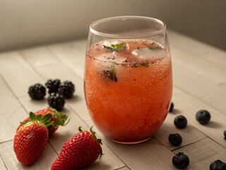 juice in glass