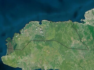 Hanover, Jamaica. High-res satellite. No legend