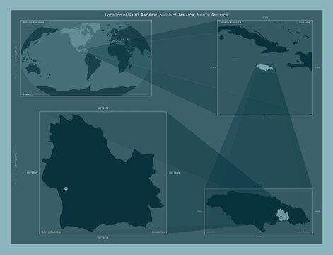 Saint Andrew, Jamaica. Described location diagram
