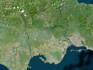 Saint Catherine, Jamaica. High-res satellite. No legend