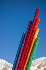 Wandern in den schweizer Berg