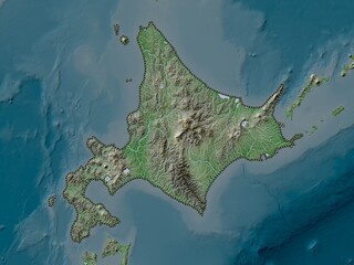 Hokkaido, Japan. Wiki. No legend