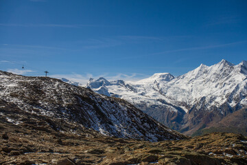 Wandern in den schweizer Berg