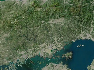 Okayama, Japan. High-res satellite. No legend