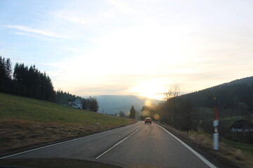 road in the mountains drive highway