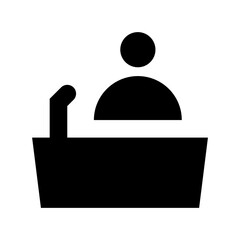 Speech Flat Vector Iconc