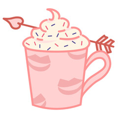 smoothie flat doodle hand drawn