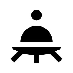 Receptionist Flat Vector Icon