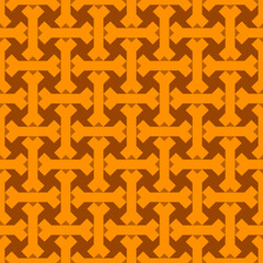 Tribal wallpaper. Seamless image. Geometric backdrop. Ethnic ornament. Folk pattern. Mosaics motif. Grid background. Digital paper. Textile print. Abstract web illustration. Vector art work