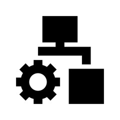 Project Management Flat Vector Icon