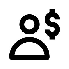 Accountant Flat Vector Icon