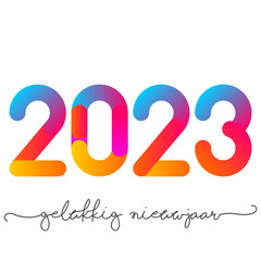 2023 - gelukkig nieuwjaar 2023