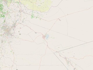 Fototapeta premium Zarqa, Jordan. OSM. No legend