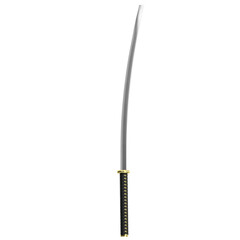 3d rendering illustration of a katana sword
