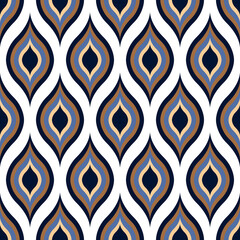 Abstract pattern in Arabic style. Seamless vector background. Graphic modern pattern.