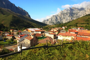 Fototapeta premium Mountais village