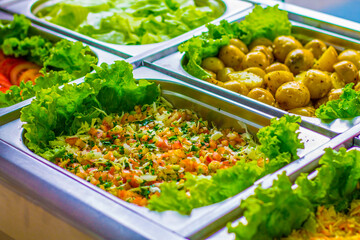 Saladas No Buffet por Quilo