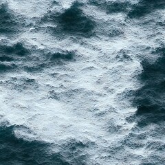 various overlooking ocean wave pattern set. photographic high detailed texture. 3d rendering illustration.