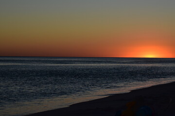Obraz premium sunset on the beach