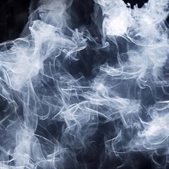 smoke effect set in dark background. 3d rendering illstration.