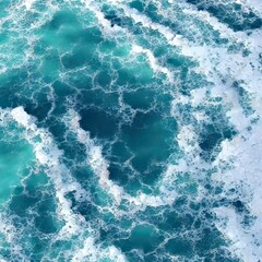 Fototapeta premium various overlooking ocean wave pattern set. photographic high detailed texture. 3d rendering illustration.