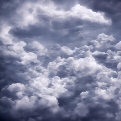 Fototapeta premium various cloud pattern set in sky and forest. 3d rendering illustration.