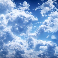 Obraz premium various cloud pattern set in sky and forest. 3d rendering illustration.