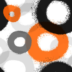 Graffiti spray paint seamless pattern. Vector illustration.