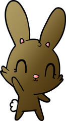 cute cartoon rabbit