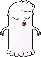 cartoon cute ghost