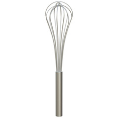 3d rendering illustration of a kitchen whisk