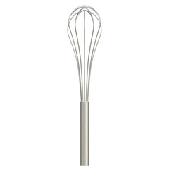3d rendering illustration of a kitchen whisk