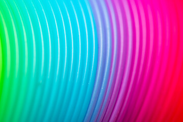Raibow coloured pattern of a toy..