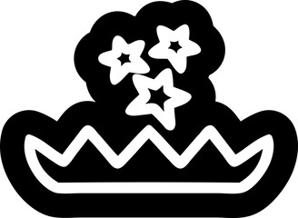 magical flower icon symbol