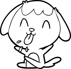 cute cartoon dog