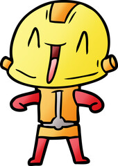 cartoon robot