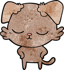 cute cartoon dog