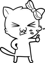 cartoon cat