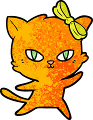 cute cartoon cat