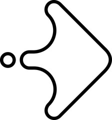 Arrow. new style black vector arrows