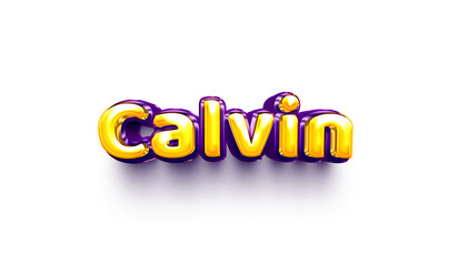 names of boys English helium balloon shiny celebration sticker 3d inflated  Calvin
