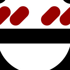 happy blushing face icon