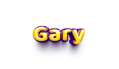 names of boys English helium balloon shiny celebration sticker 3d inflated Gary